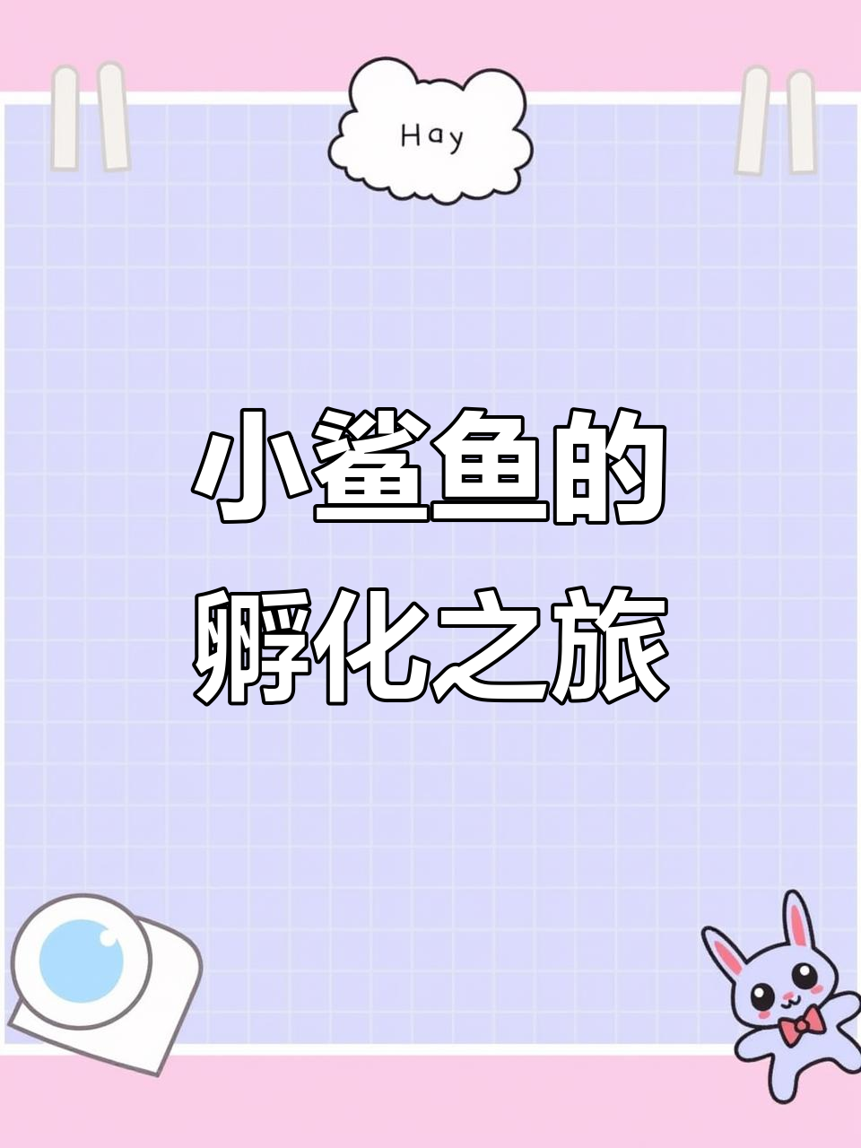 私人海洋中的小鲨鱼成长记:从卵到巨兽的蜕变