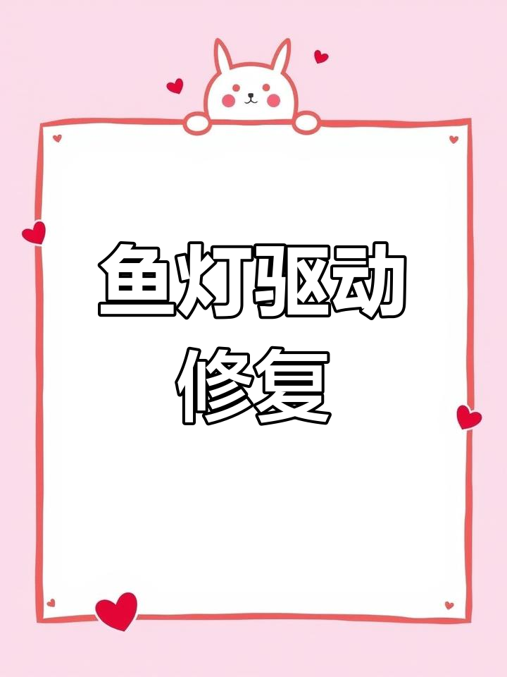 2024年,海洋王鱼灯驱动修复完成,明日寄出