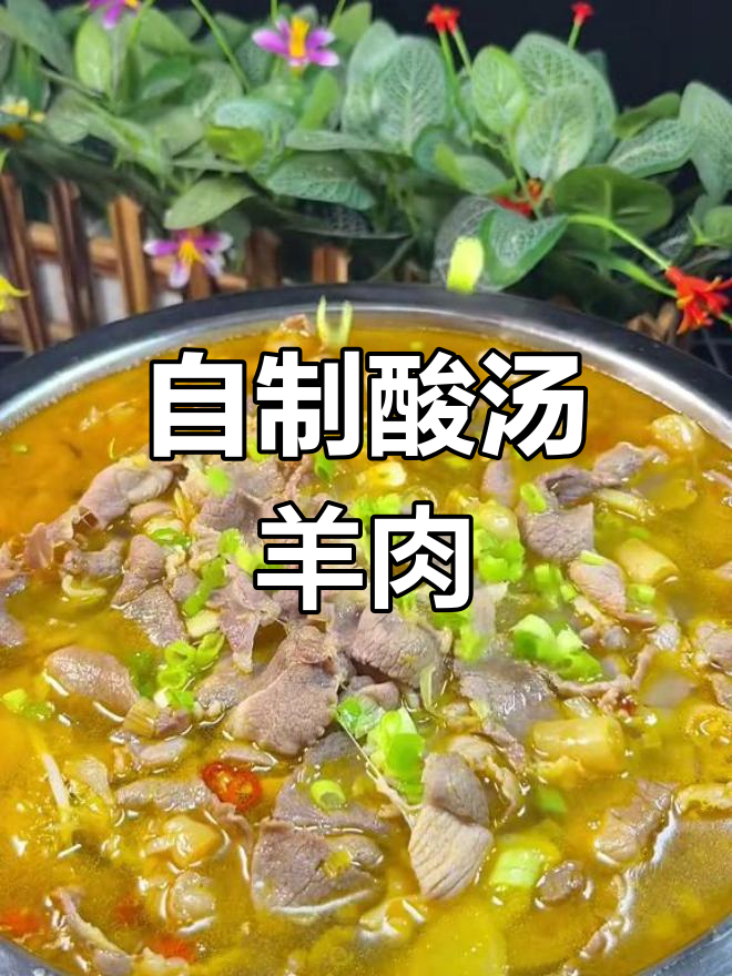 酸汤羊肉,家常做法也能如此美味