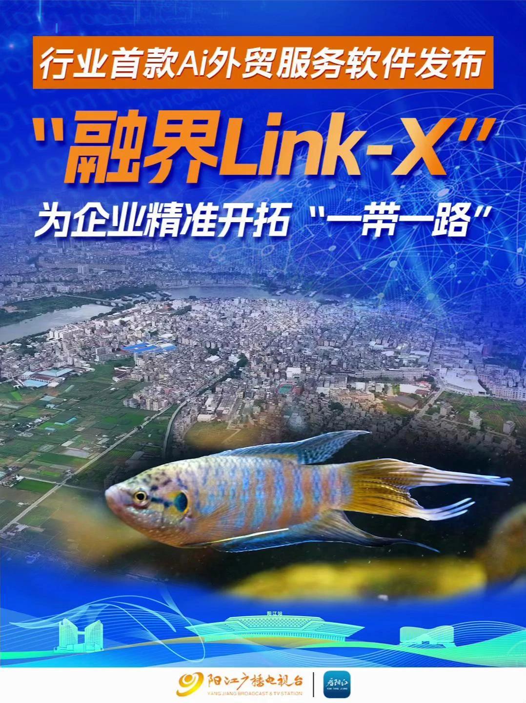 行业首款Ai外贸服务软件发布!“融界Link-X”为企业精准开拓“一带一路”市场。百千万工