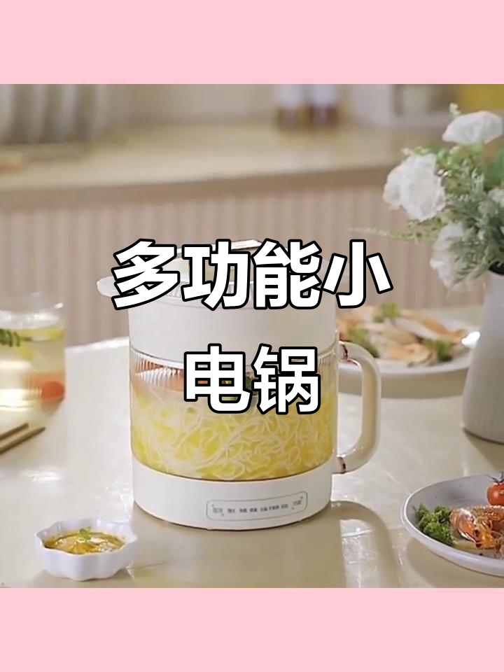 迷你电煮锅,宿舍火锅、面条一锅搞定!