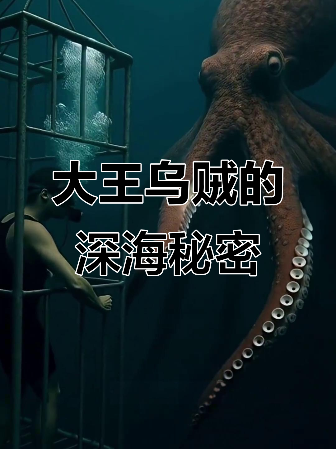 深海巨型章鱼揭秘:大王乌贼的神秘力量与未知谜团