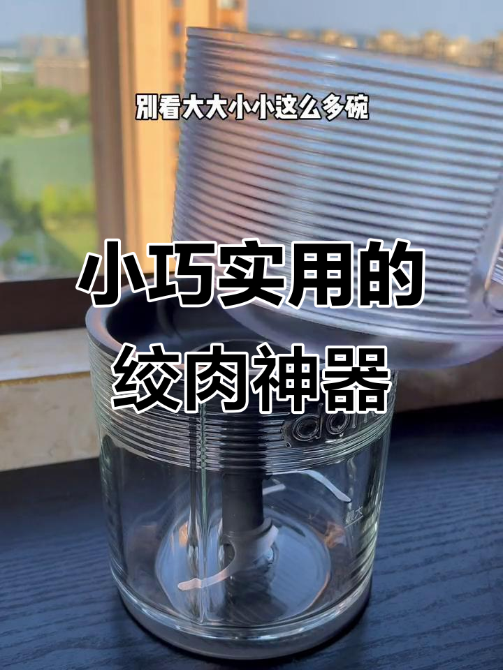 这款绞肉机小巧又实用,用过一次就停不下来!