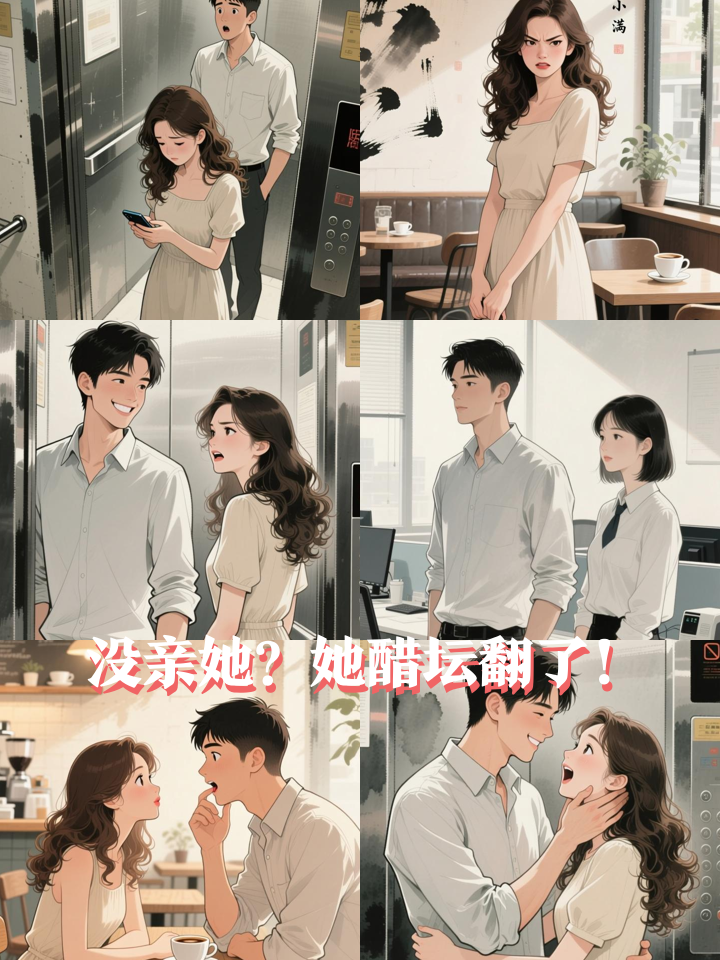故意不亲女友她秒变醋精，下一秒反转甜炸了！