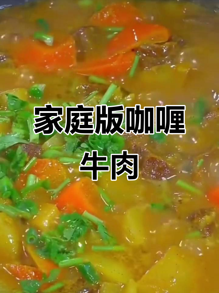 孩子最爱!简单又好吃的咖喱牛肉做法,拌饭拌面都超下饭