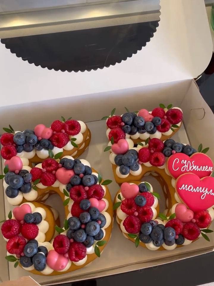 数字蛋糕,创意十足!