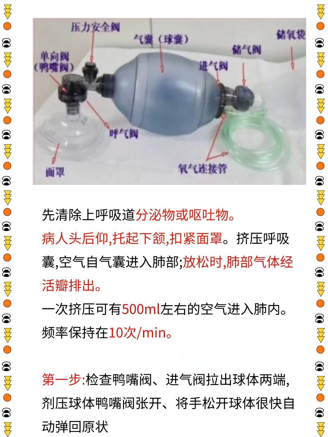 简易呼吸器的使用