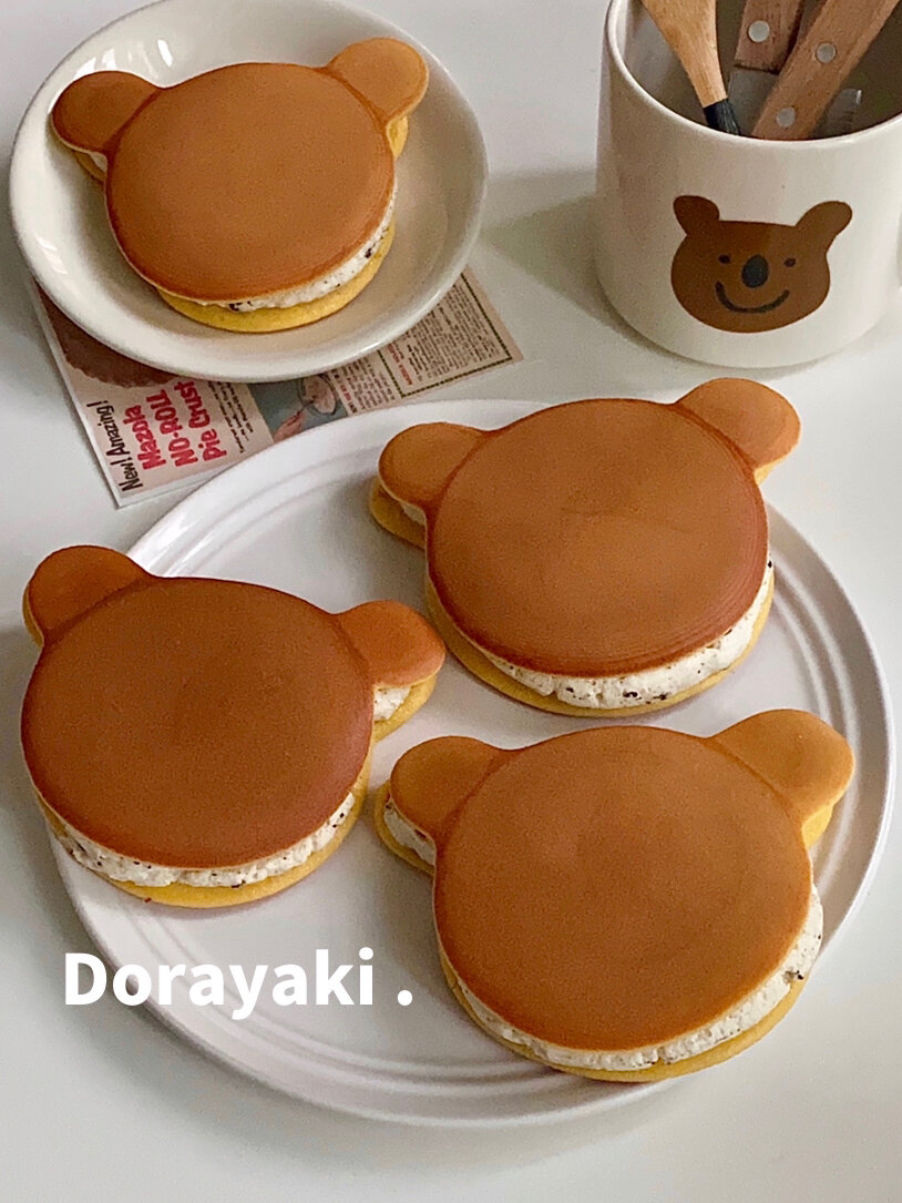 小熊奥利奥奶油铜锣烧|这个配方好好吃