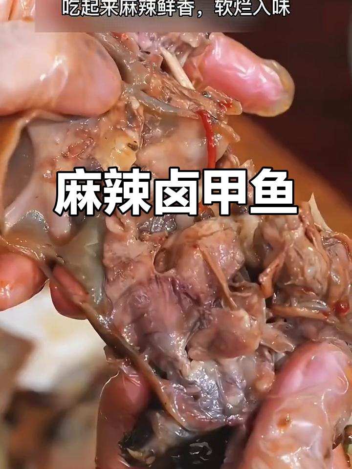 卤甲鱼麻辣十足,无添加剂,开袋即食,值得一试!