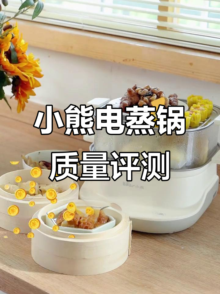 小熊电蒸锅:防干烧、自动保温,父母使用更安心