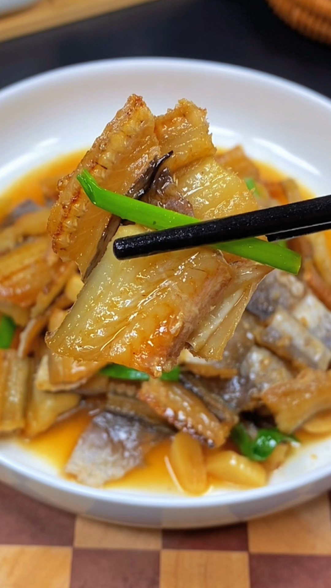家烧鳗鱼干是我们温州人非常喜欢的一道家常