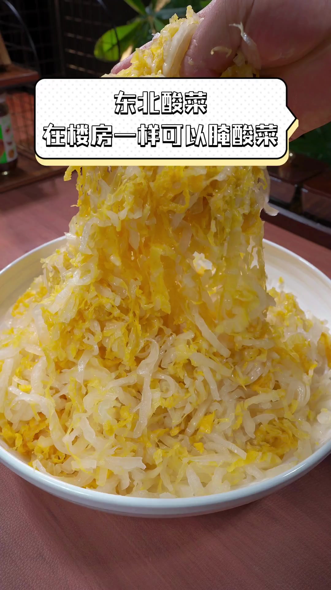 东北酸菜在楼房一样可以腌酸菜