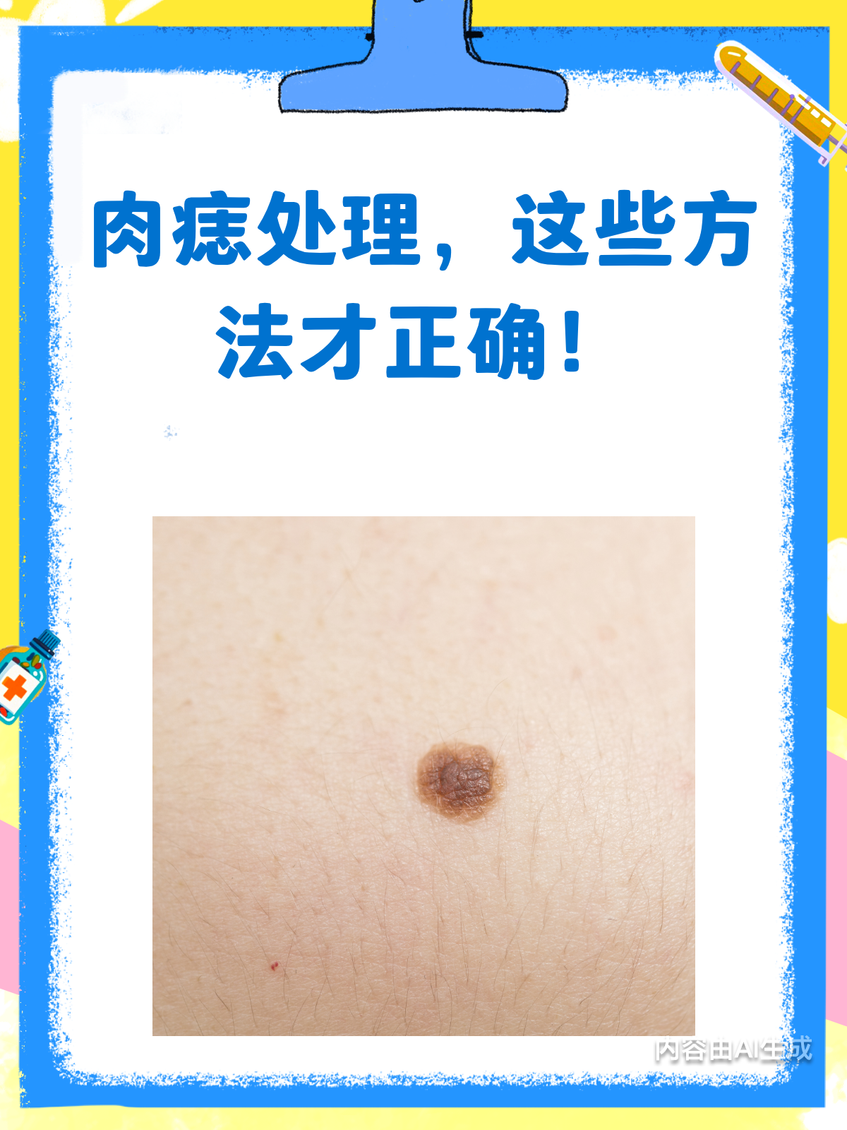 肉痣千万别乱抠!正确处理看这里