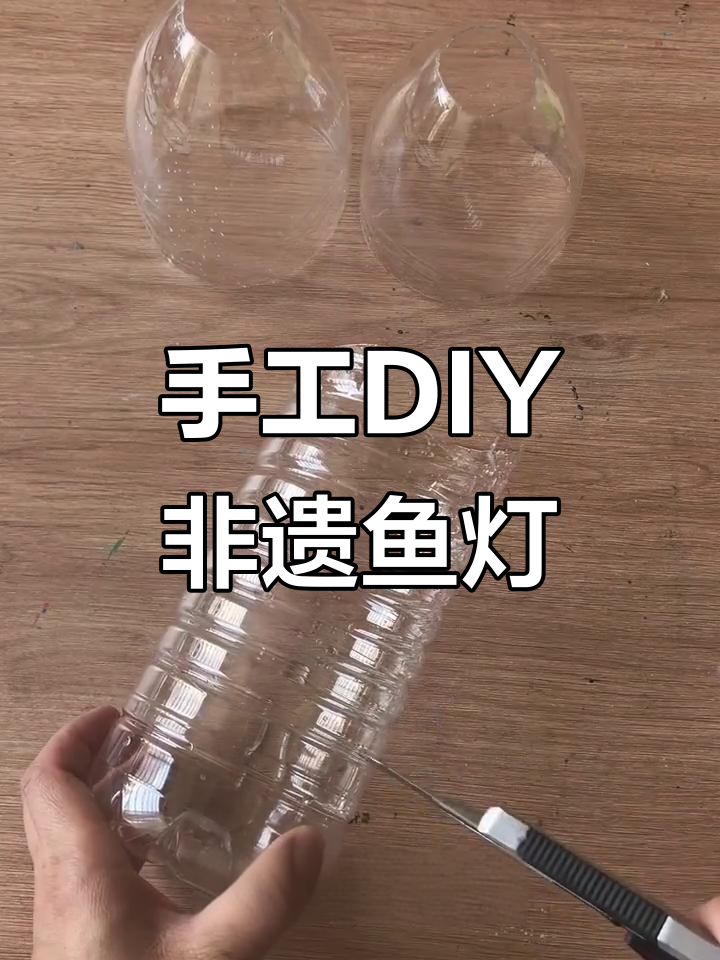 用矿泉水瓶做鱼灯,元宵节氛围感满分!