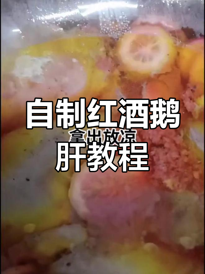 轻松自制红酒鹅肝,步骤简单又美味