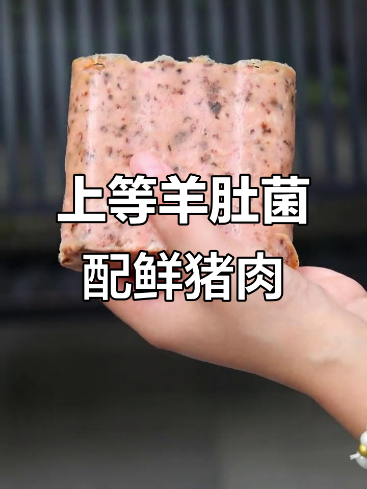 羊肚菌午餐肉罐头,大人小孩都爱吃的美味新吃法