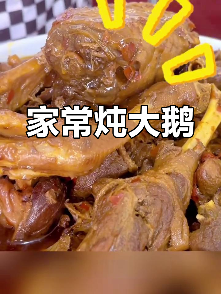 快手家常炖大鹅,简单又美味!