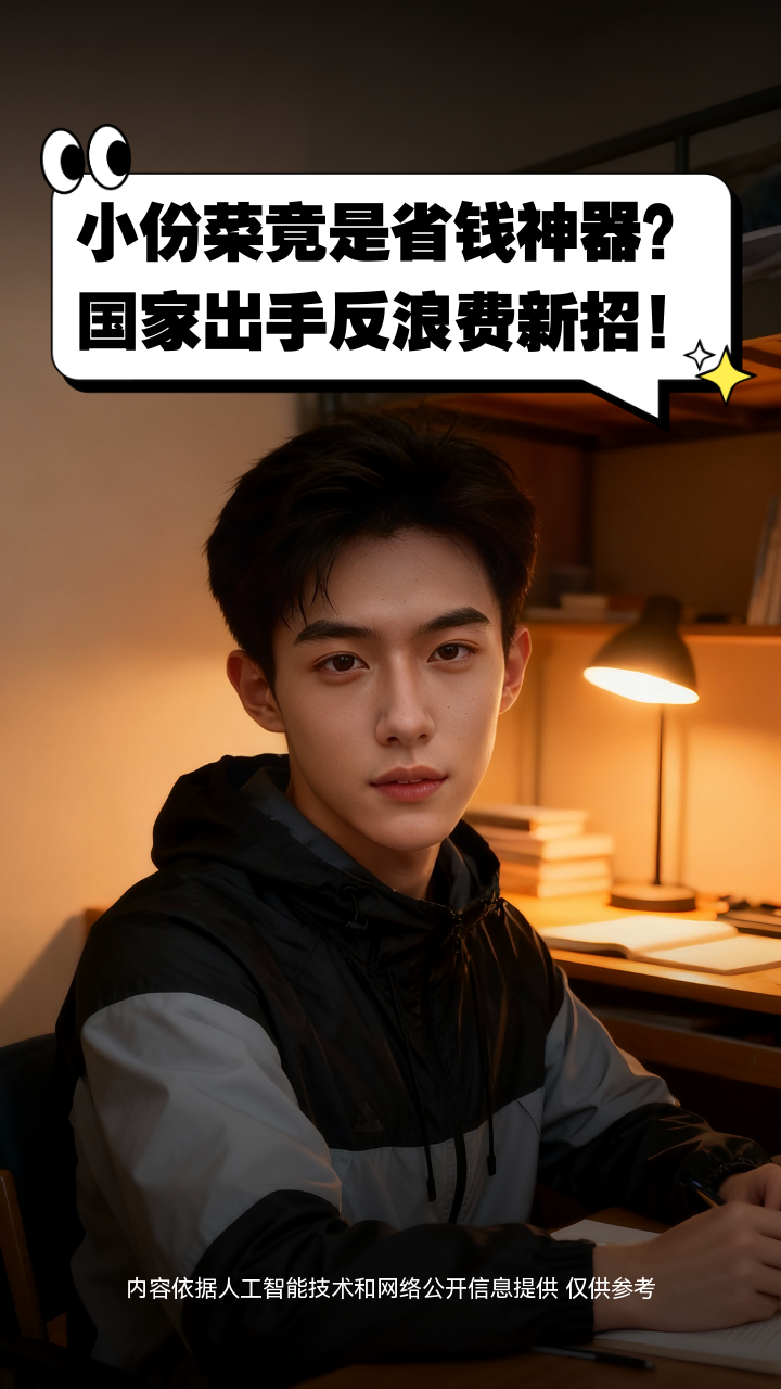 小份菜竟是省钱神器?国家出手反浪费新招!