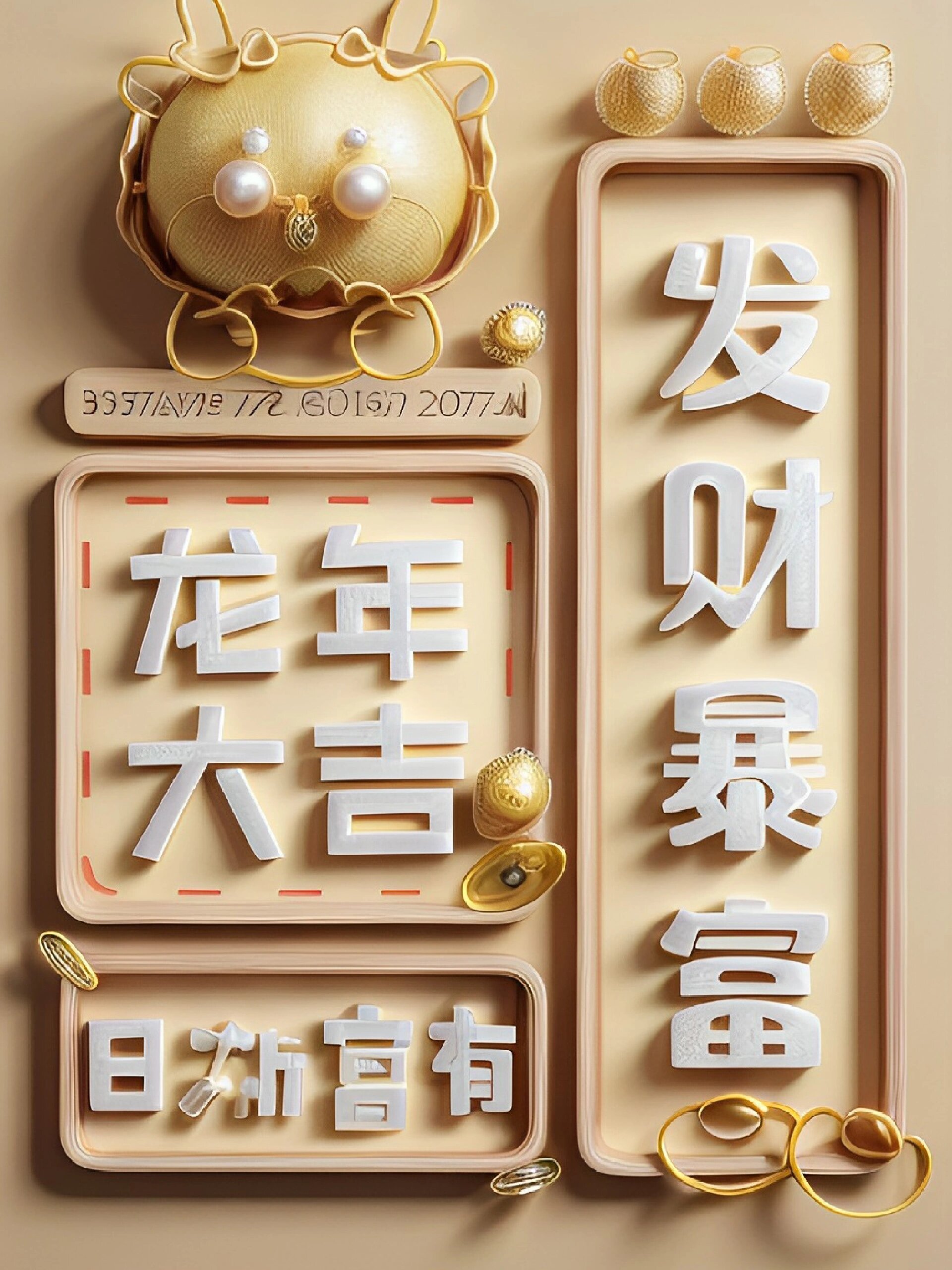 龙年大吉2024年暴富壁纸