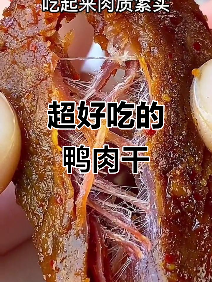 鸭肉干比牛肉干更香,口感超乎想象!