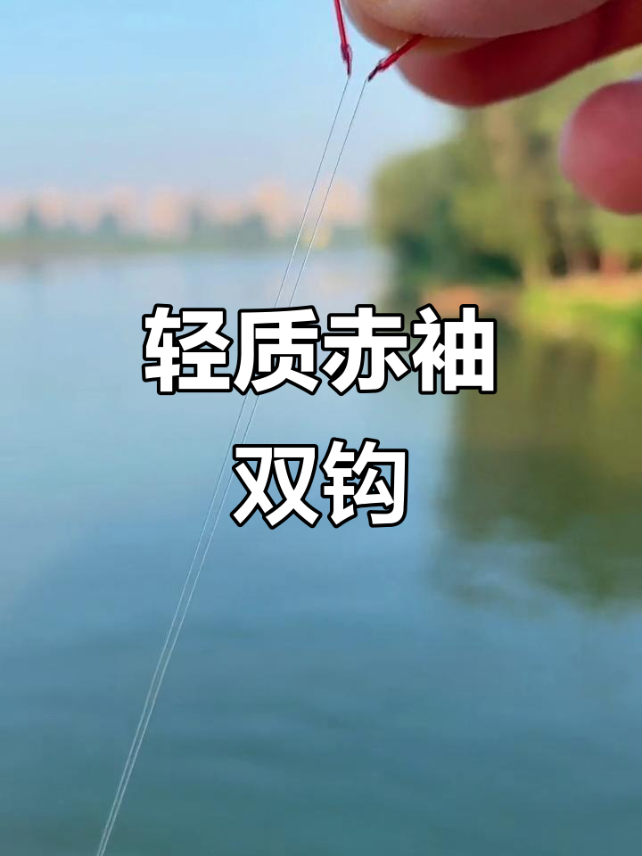 轻巧赤袖双钩，刺鱼更快更轻松，搭配短子线提高中鱼率