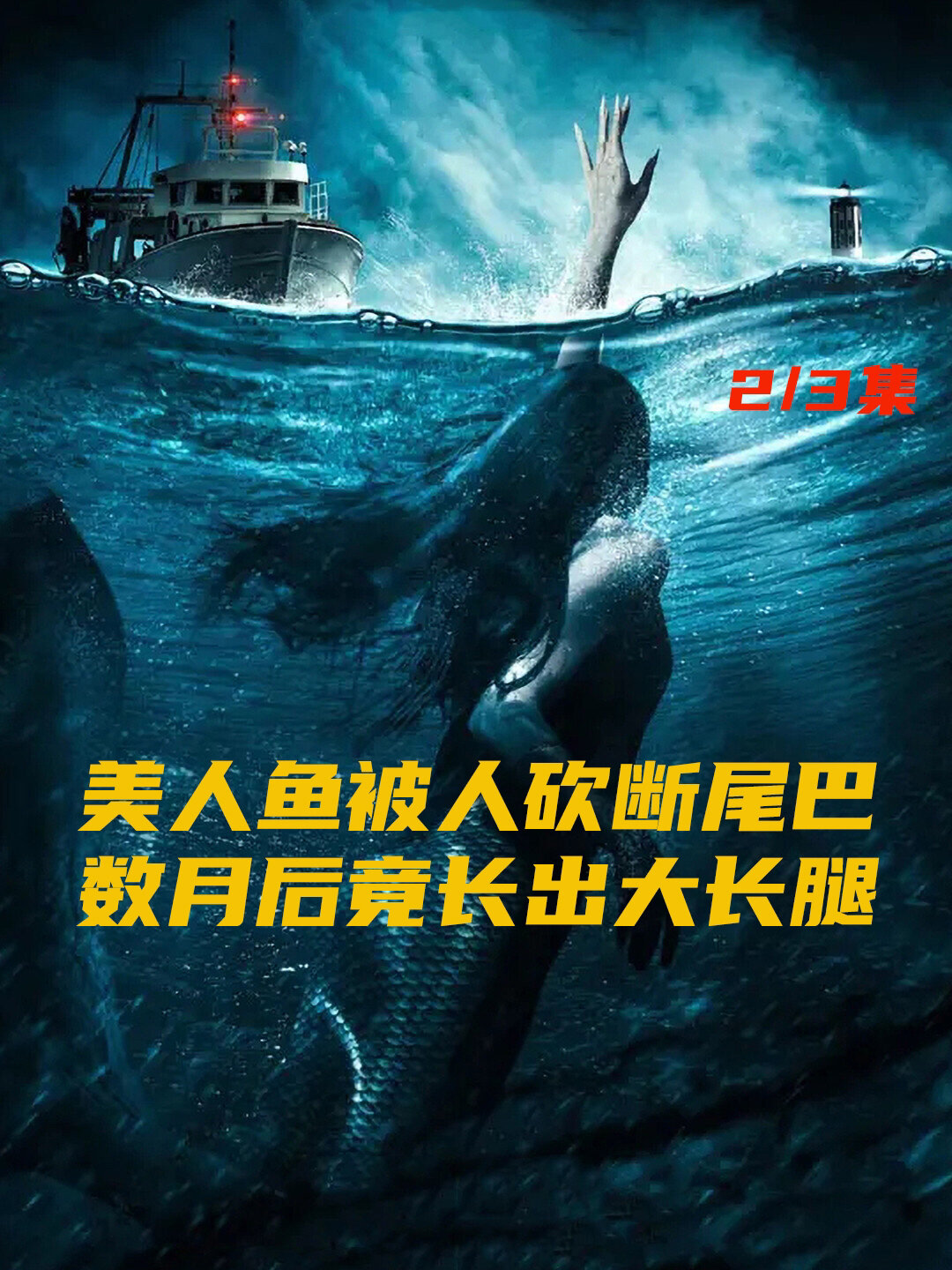 美人鱼被人砍断尾巴,数月后竟长出大长腿