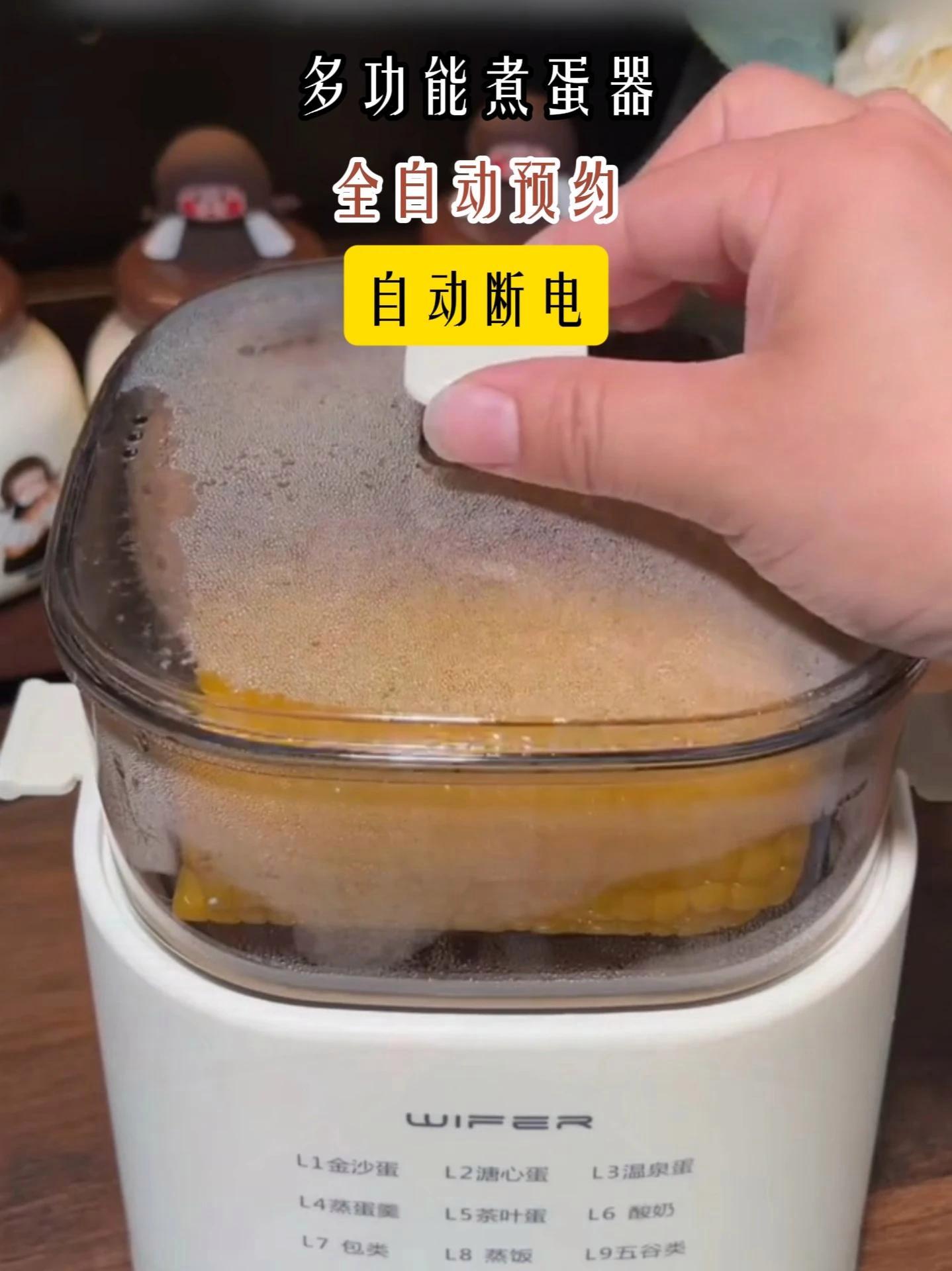 多功能煮蛋器,全自动预约早餐机,自动断电,简直不要太方便