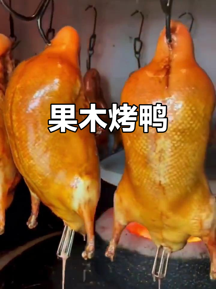传统烤鸭,果木炭火慢炖90分钟,皮脆肉嫩,回味无穷