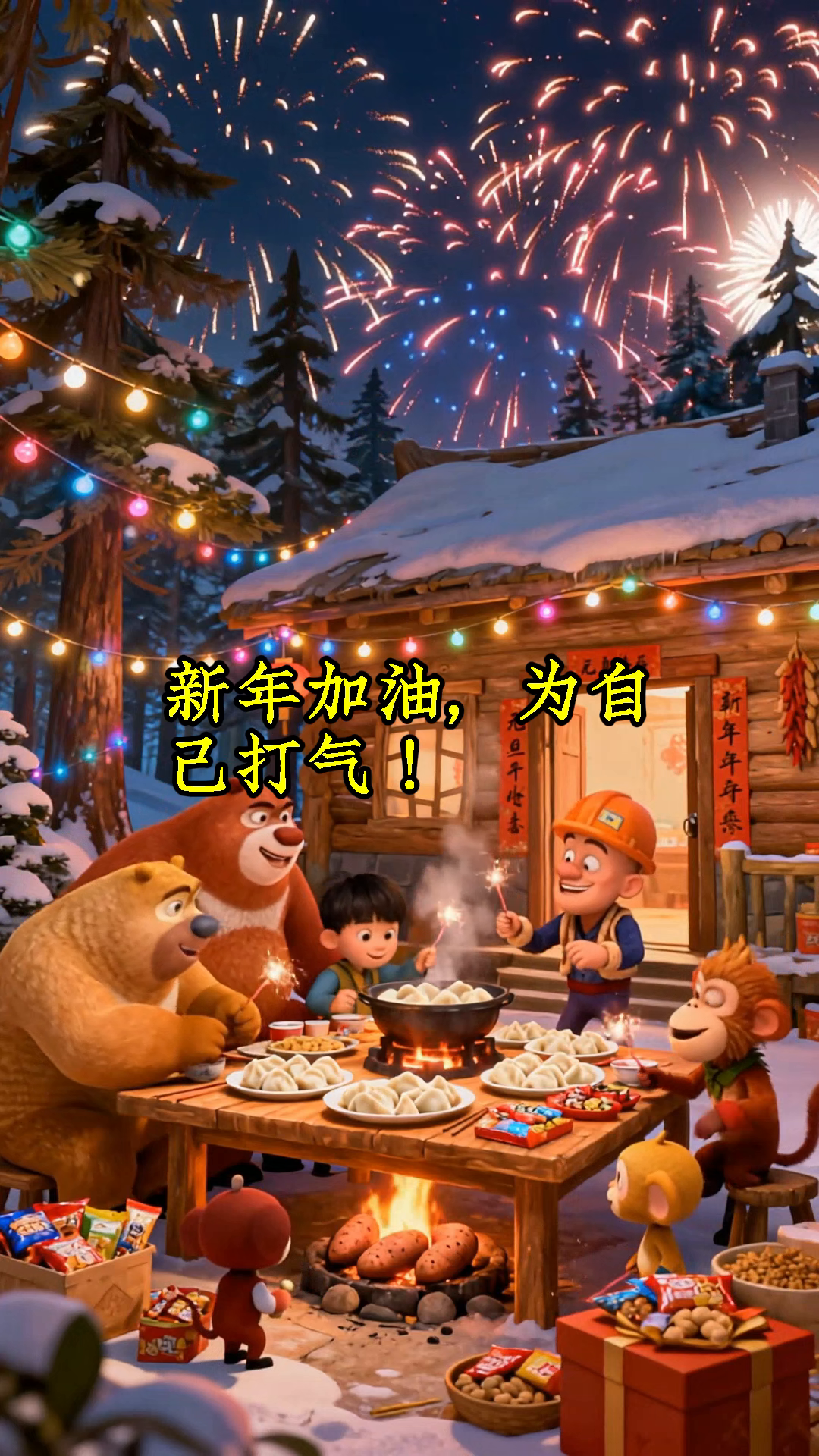 元旦祝福语给自己,新的一年加油!