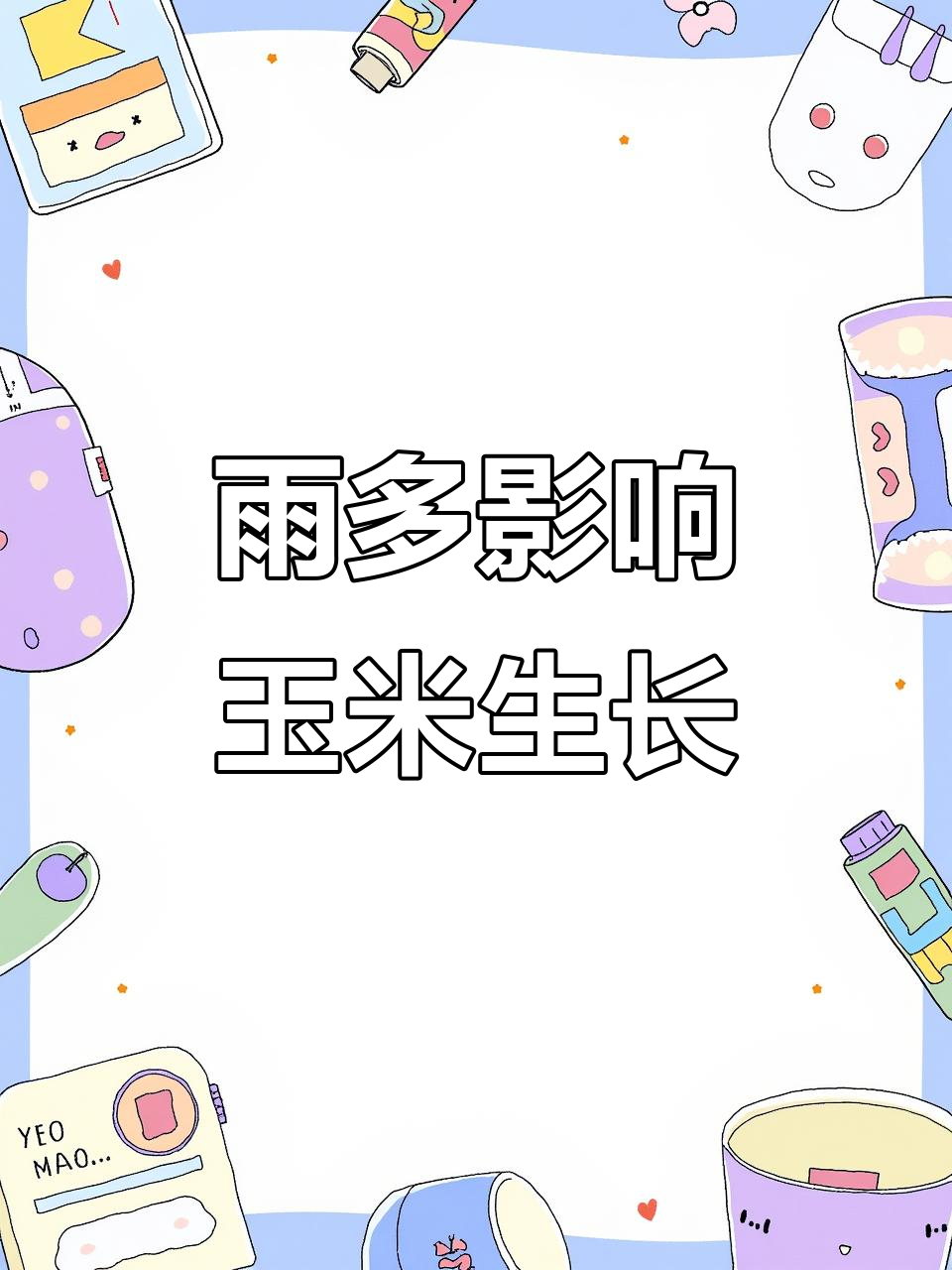 今年雨水多,玉米地叶片长细如病?科学种植防病害