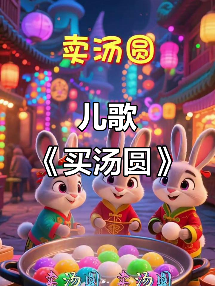 儿歌《买汤圆》早教启蒙,0-3岁宝宝必备