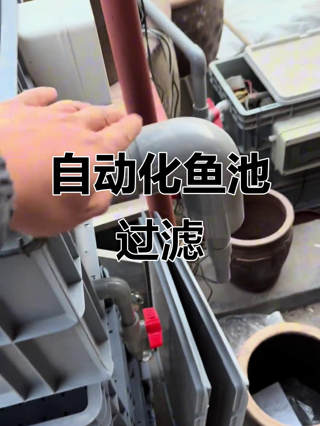 鱼池过滤新法,周转箱轻松搞定!