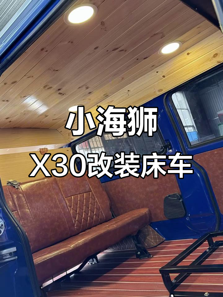 金杯小海狮X30改装床车,咖啡与露营完美结合