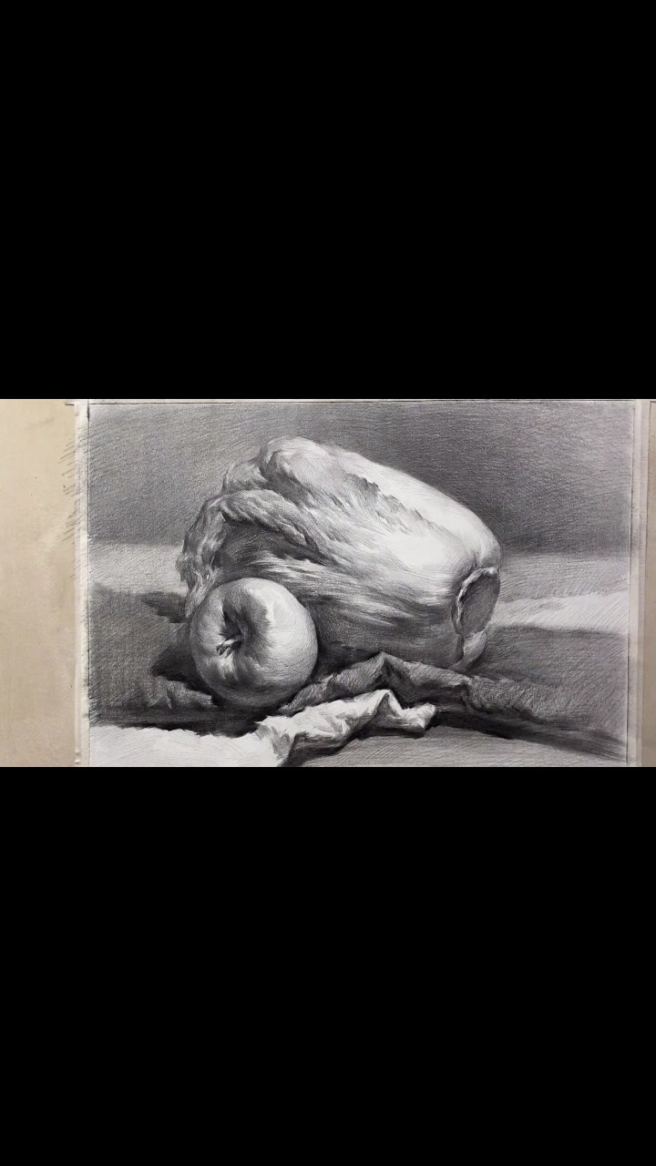 今天来一颗大白菜 画画日常 画画 素描