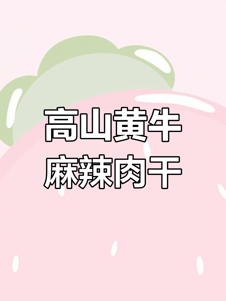 贵州纳雍高山黄牛肉干,麻辣鲜香无腥味,老人小孩都爱吃