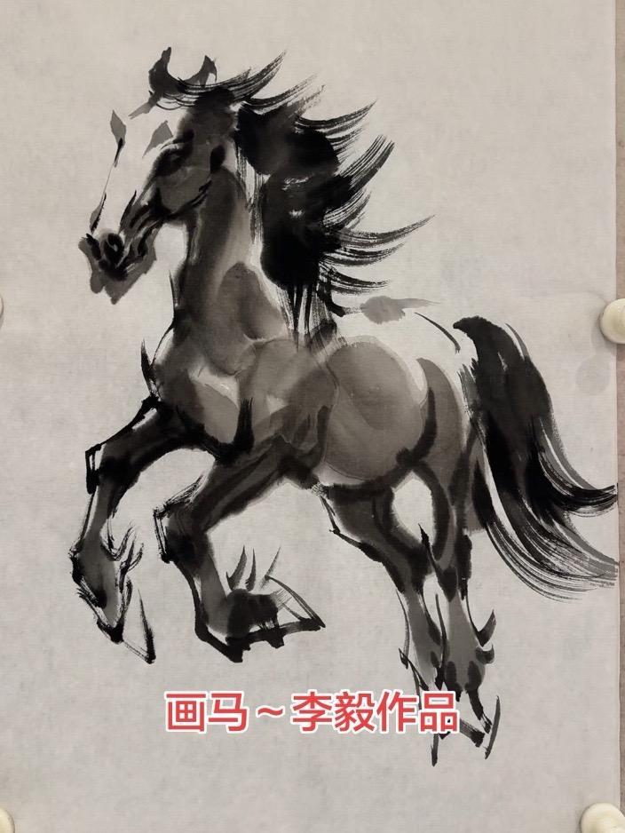 #画家李毅 #马#画马#成吉思汗 @Luigi @王渊