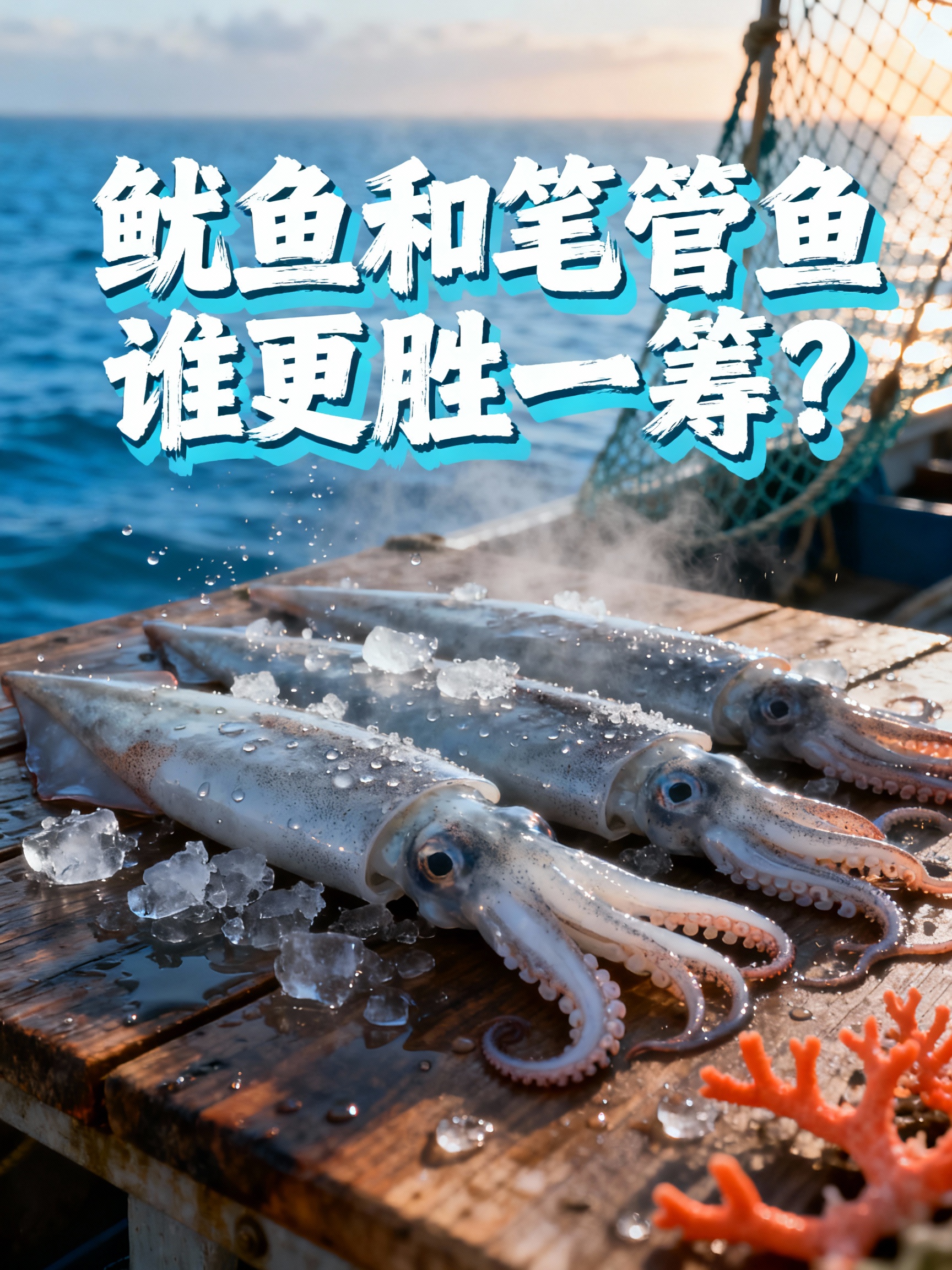 鱿鱼和笔管鱼谁更胜一筹?