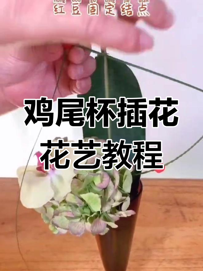 鸡尾杯也能变花器,创意插花轻松搞定