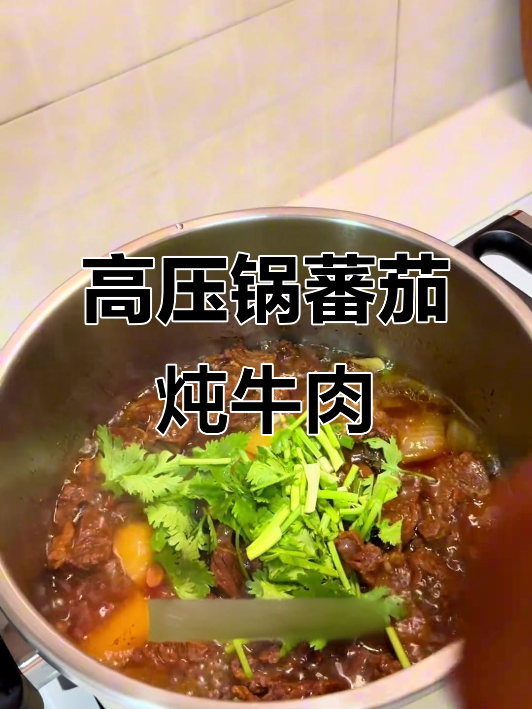 番茄土豆炖牛肉，高压锅轻松做，香气扑鼻！