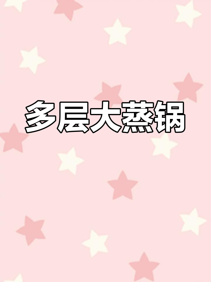 超大容量蒸锅,多层设计实用又方便,适合各种灶具