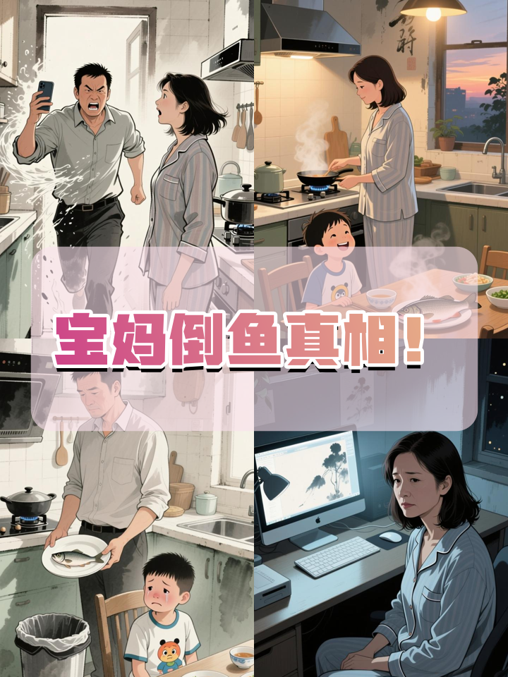宝妈听说养殖的鲈鱼不健康，把刚整好的鲈鱼直接倒掉