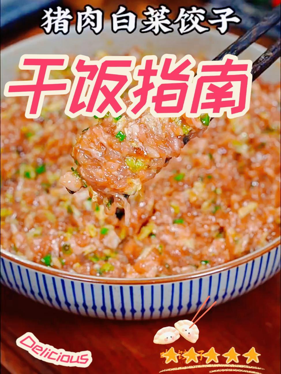 猪肉白菜馅饺子 抖音美食推荐官 美食分享 爱生活爱美食 猪肉白菜馅饺子怎么做才好吃