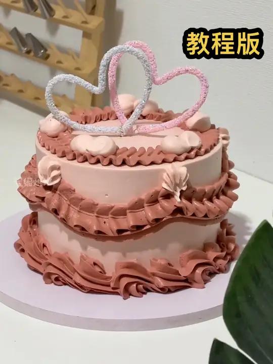 人气蛋糕推荐 生日蛋糕裱花教程 蛋糕学习 蛋糕这样做好看吧