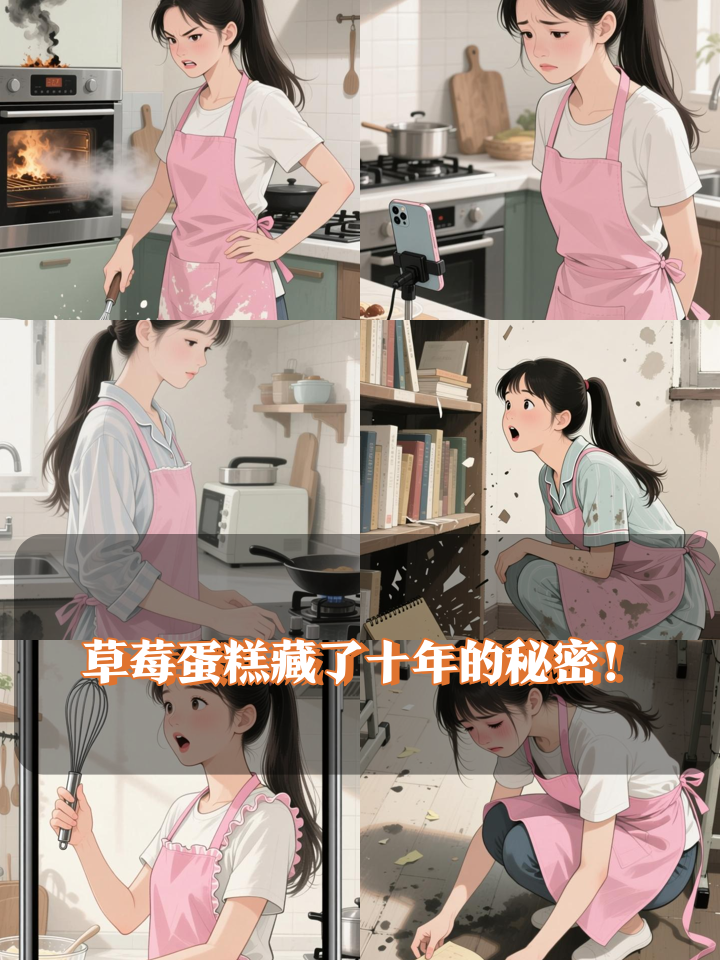 为还原动漫草莓蛋糕，她意外揭开十年未说的秘密！
