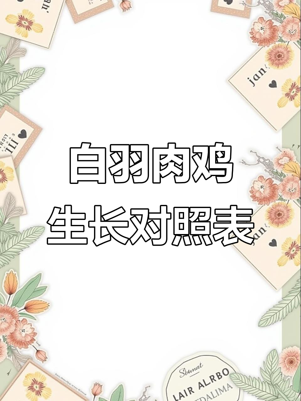 肉鸡体重增长曲线,白羽品种如何科学养殖