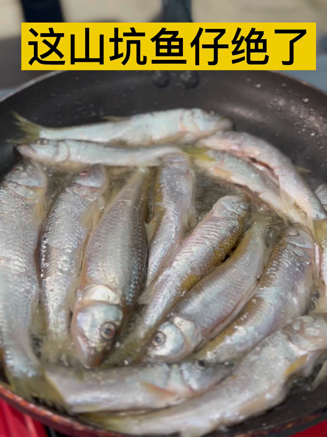 鱼要煎得好吃必须耐心+慢火这山坑鱼仔绝了巨好吃