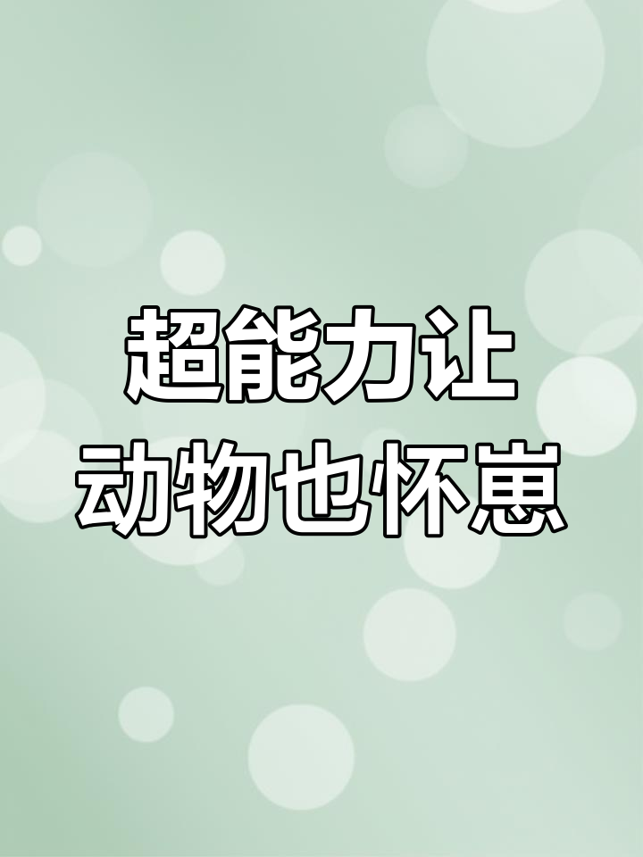 瞪谁谁怀孕?从狗到鸡,超能力让我家宠物都生娃了