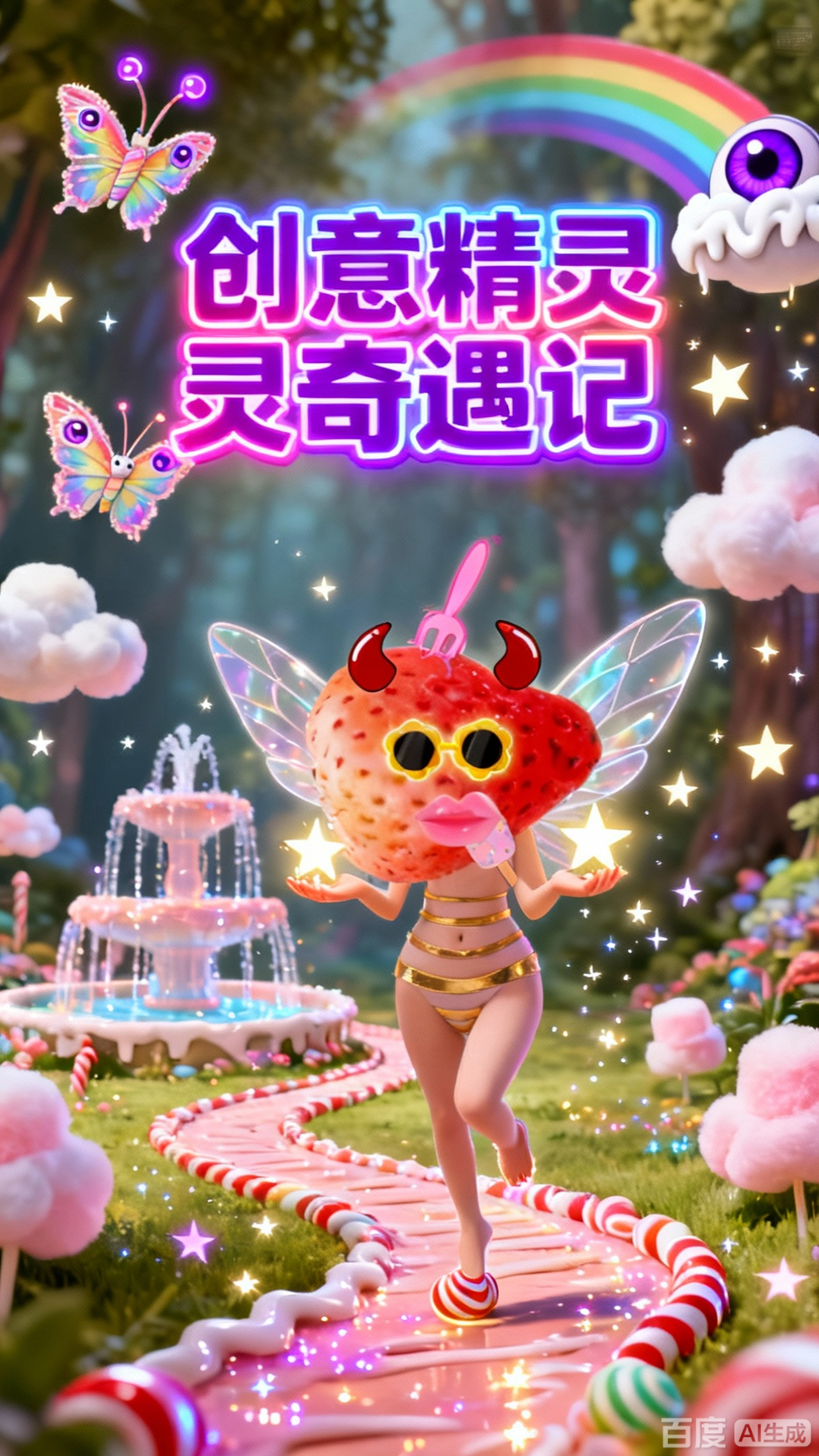 拟人化草莓的奇幻世界