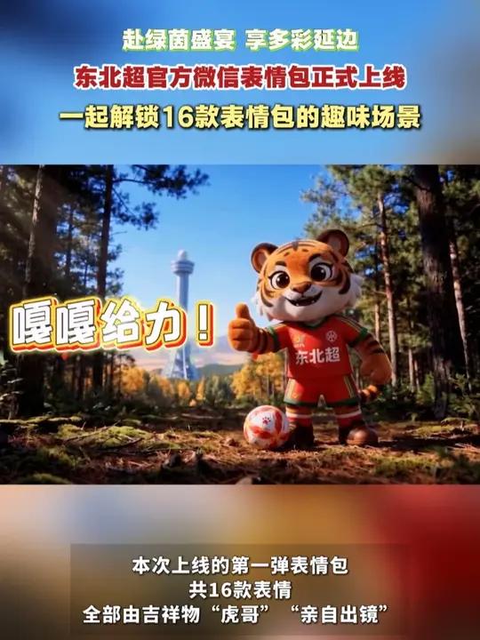 东北超官方微信表情包正式上线 一起解锁16款表情包的趣味场景