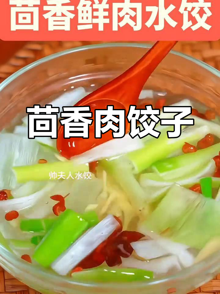 茴香猪肉馅水饺,简单又美味,营养满满